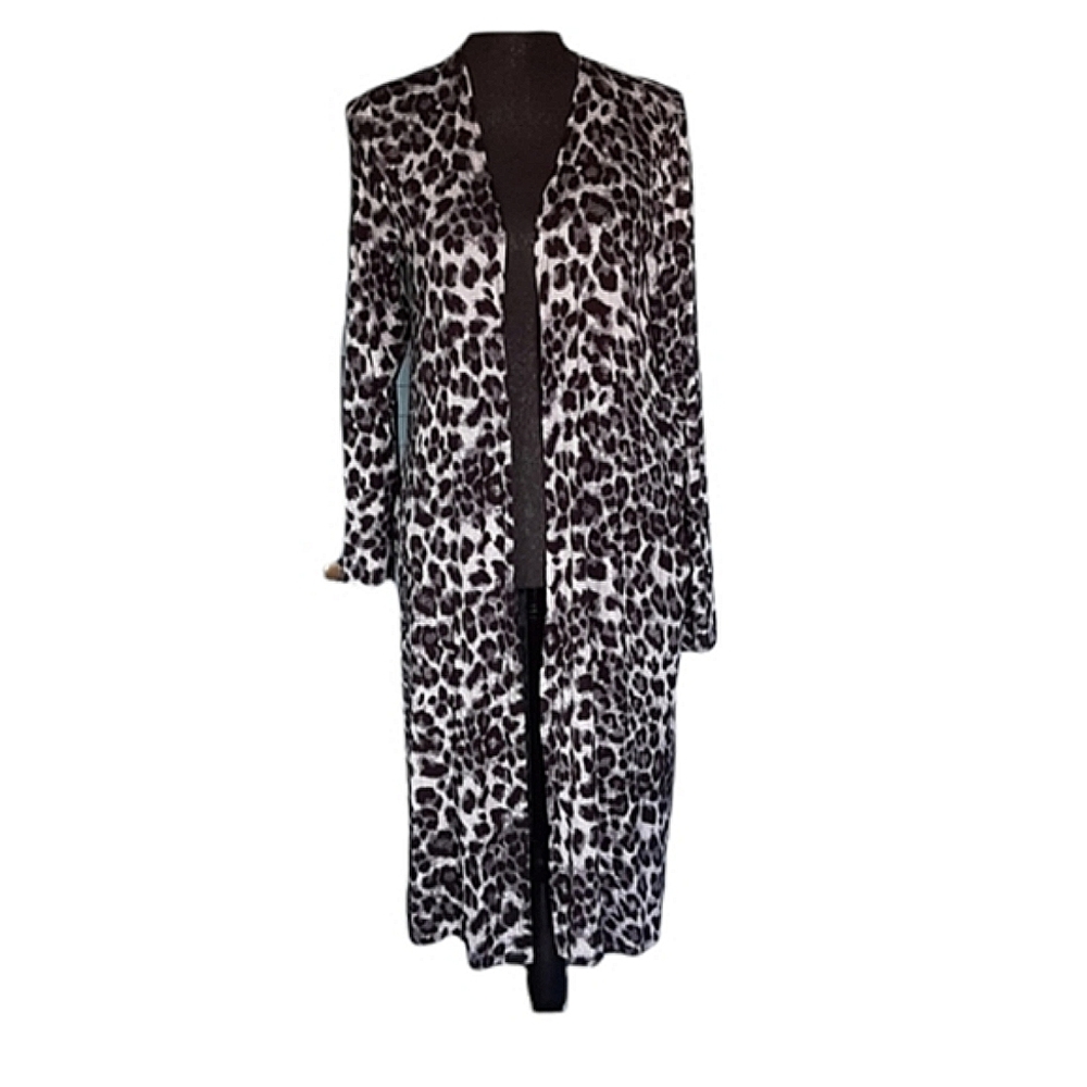 Oddy Animal Print Duster